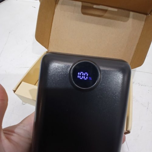 PORTABLE CHARGER POWER BANK WITH 2 USB-A, USB-C, AND MICRO USB PORT - 22.5W MAX - 50000MAH - BLACK (MODEL: PC5-5) image 2
