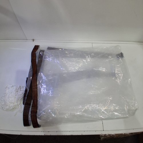 CLEAR COVER WITH STRAPS - 10FT X 6.5FT - CLEAR image 2