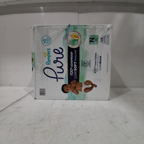 96PK PAMPERS PURE PROTECTION DIAPERS - NEW BORN image 4