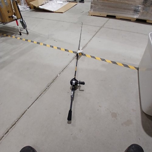 BPS MEGACAST BAITCASTER AND FISHING ROD COMBO - RIGHT HAND - 6:6:1 RATIO 7FT MEDIUM-HEAVY - BLACK (MODEL: MGTC1070MHT) image 2