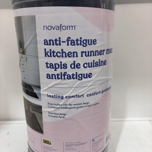 NOVAFORM ANTI-FATIGUE KITCHEN RUNNER MAT - 24" X 60" - BLACK (MODEL : 2096330) image 4