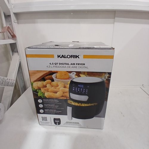 KALORIK DIGITAL AIR FRYER - 4.5 QT, 1400W, 120 V - BLACK (MODEL: FT 50333 BK) image 6