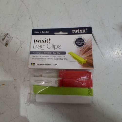 5PK TWIXIT! BAG CLIPS - LARGE/SMALL - RED/WHITE/GREEN (MODEL: 024 JAZ) image 2