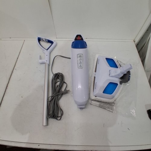 BISSELL POWERFRESH STEAM MOP - WHITE/BLUE - (MODEL: 1940B) image 3