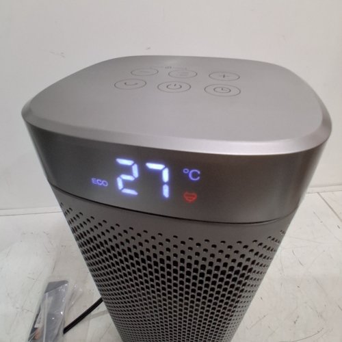 DREO PTC SOLARIS SLIM H2 -FAN HEATER - SILVER (MODEL: DR-HSH014) image 2