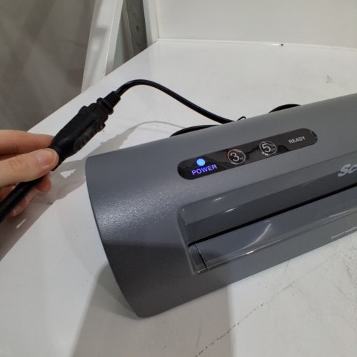 SCOTCH THERMAL LAMINATOR WITH 2 ROLLER SYSTEM - UP TO 9" WIDTH - GREY (MODEL: TL901X) image 2