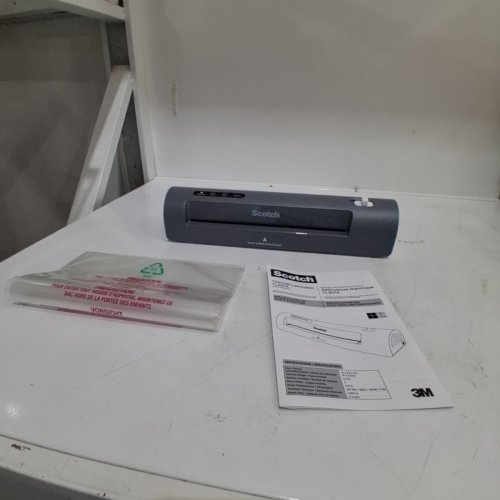 SCOTCH THERMAL LAMINATOR WITH 2 ROLLER SYSTEM - UP TO 9" WIDTH - GREY (MODEL: TL901X) image 3