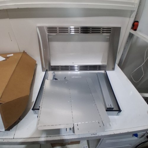 PANASONIC PREMIUM SURFACE MOUNT MICROWAVE OVEN TRIM KIT - 27" STAINLESS STEEL - (MODEL:NN-TK732SSAP) image 2