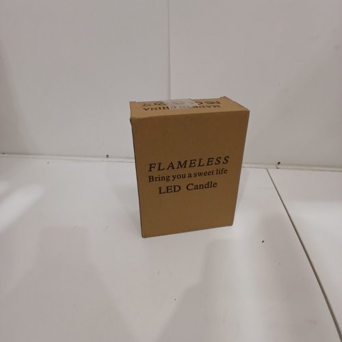 3PK FLAMELESS BATTERY OPERATED FLICKERING CANDLES DOR HOME DECORATION - 4" / 5" / 6" - WHITE image 3
