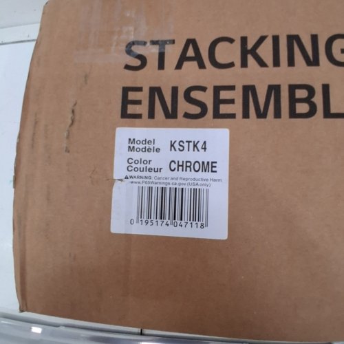 LG STACKING KIT - CHROME (MODEL: KSTK4) image 4