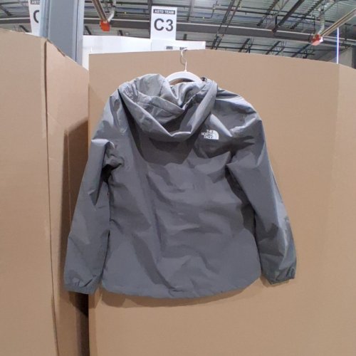 WOMEN'S THE NORTH FACE ANTORA RAIN JACKET - MEDIUM - GREY (STYLE: NF0A8BKDOUZ-M) image 3