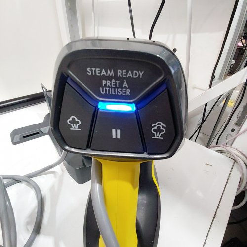 BISSELL 3-IN-1 POWERSTEAMER HEAVY DUTY STEAM MOP & HANDHELD CLEANER - GREY/YELLOW (MODEL: 2685B) image 2