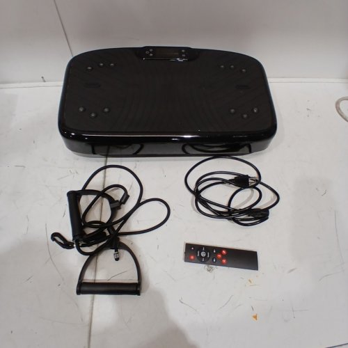 VIBRATION PLATE FOR HOME EXERCISE WITH REMOTE - BLACK image 4