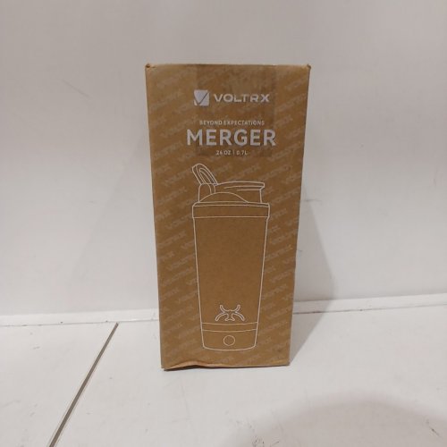VOLTRX PREMIUM ELECTRIC PROTEIN SHAKER BOTTLE - USB RECHARGEABLE - 24 OZ - BLACK image 5
