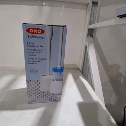 OXO SOFTWORKS TOILET BRUSH - WHITE/BLUE (MODEL: 22221300C) image 3