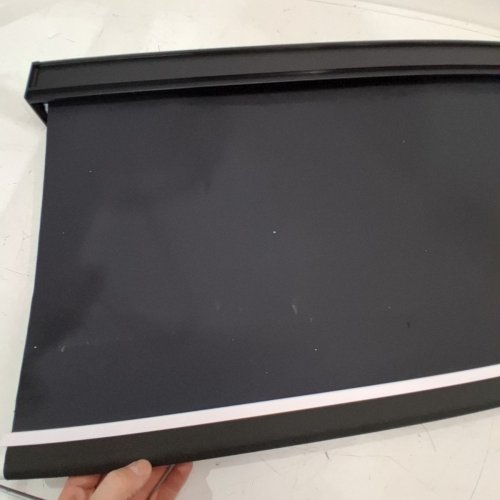 BWEROCIQ CORDLESS PULL-DOWN WINDOW BLIND ROLLER SHADE - 50" X 72" - BLACK image 3