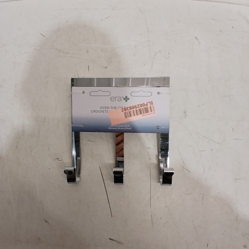 ERA OVER-THE-DOOR HOOK RACK - 6.5" X 3" X 7" - CHROME (MODEL: WC6614CH) image 2