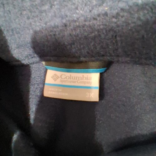 MEN'S COLUMBIA STEENS MOUNTAIN FULL ZIP 2.0 - 3X - NAVY image 4