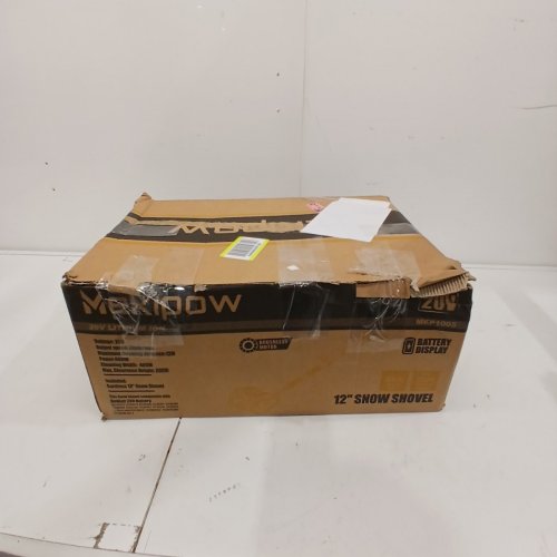 MEKIPOW CORDLESS ELECTRIC SNOW SHOVEL WITH LCD DISPLAY, COMPATIBLE WITH DEWALT 20V BATTERY - *TOOL ONLY* - 12" - YELLOW/BLACK (MODEL: MKP1005) image 2