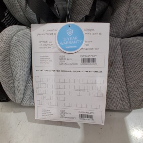 UPPABABY CRUZ V3 2-IN-1 LIGHTWEIGHT LAY-FLAT OR RECLINE BABY STROLLER WITH FLEXRIDE SUSPENSION, SUN/RAIN COVERS AND STORAGE BASKET - MAX 50LBS - JULIAN DENIM BLUE (MODEL: 0403-CRZ-NA-JUL) image 4