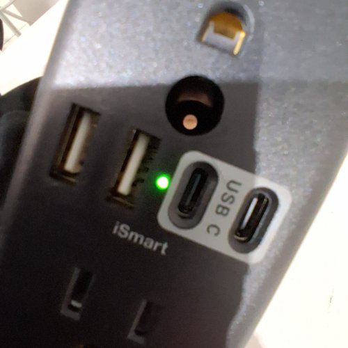 ADDTAM USB WALL TAP POWER STRIP - 10 PORTS - BLACK (MODEL: AD5110) image 2