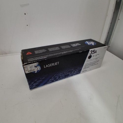 HP 35A BLACK ORIGINAL LASERJET TONER CARTRIDGE (MODEL: CB435A) image 2