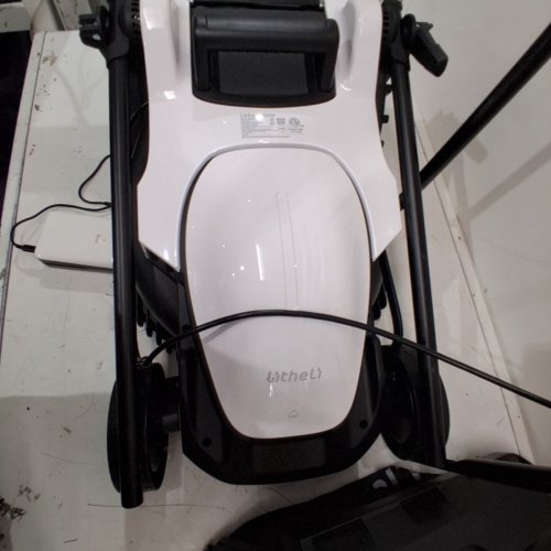 LITHELI U20 CORDLESS BRUSHLESS LAWN MOWER - 20V - 8GAL GRASS BAG - 13" PATH - WHITE/BLACK (MODEL: EGT010159) image 4