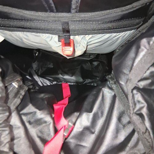 MENS OSPREY KESTREL 58 BACKPACK - 38L - INTENSE BLACK (MODEL: 10004755) image 3