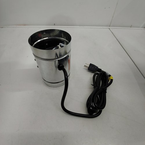 IPOWER BOOSTER INLINE DUCT VENT BLOWER EXHAUST AND INTAKE HVAC FAN, CORDED - 4", 100CFM, 2930RPM, 110/120V, 12W - SILVER (MODEL: ZTF-100) image 2
