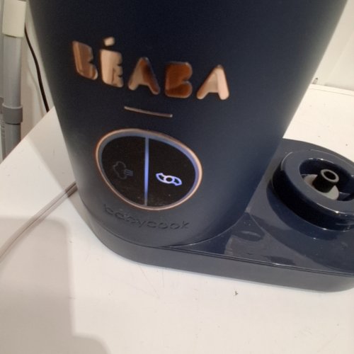 BEABA BABYCOOK NEO 4-IN-1 GLASS BABY FOOD MAKER - 5.5 CUP CAPACITY - MIDNIGHT BLUE (MODEL: BEA0400-TB) image 2