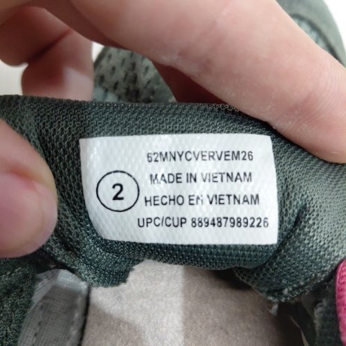 GIRLS MADDEN NYC LACE-UP SNEAKERS - SIZE 2 - GREEN/PINK/CREAM (STYLE: 62MNYCVERVEM26) image 4