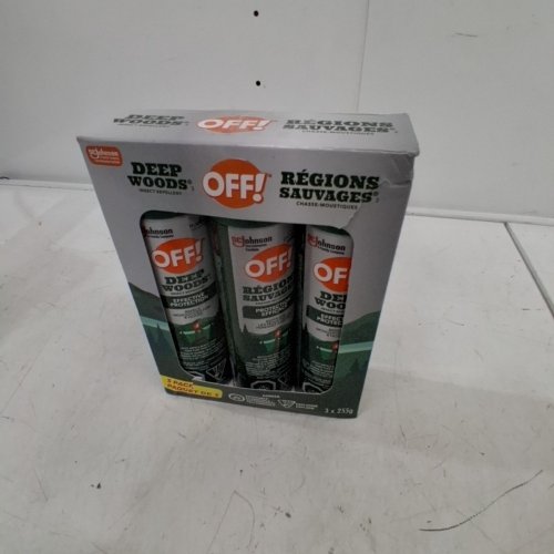 3PK OFF! DEEP WOODS INSECT REPELLENT LONG LASTING PROTECTION - 255G EACH (MODEL: 1191135) image 3