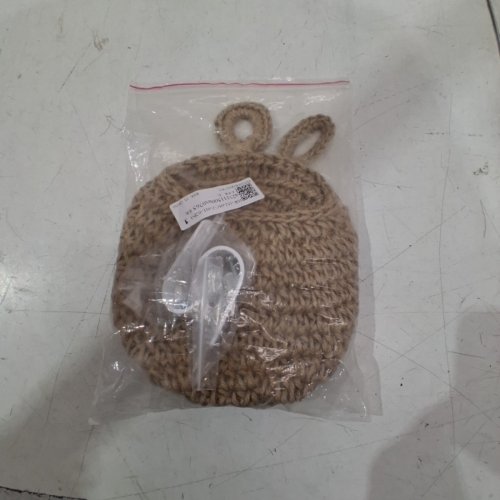 2PK HANGING WOVEN FRUIT BASKET - 9.8" X 7.9" - BEIGE image 3