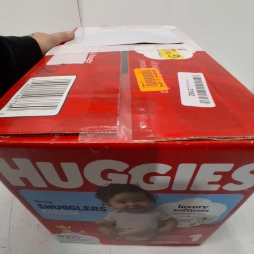 96PK HUGGIES LITTLE SNUGGLERS DISPOSABLE BABY DIAPERS - SIZE 1 (UP TO 14LBS) image 3
