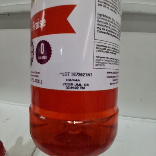 2PK MATTEO'S SUGAR FREE COFFEE SYRUP - 750 ML - STRAWBERRY image 2