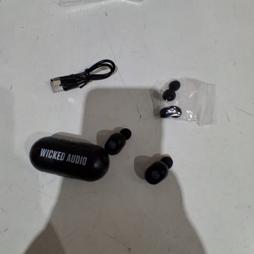 WICKED AUDIO EMBR TRUE WIRELESS HEADPHONES - BLACK (MODEL: WI-TW5050-CA) image 3