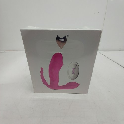 FOX 3-IN-1 G SPOT REMOTE CONTROL VIBRATING DILDO - PINK image 2