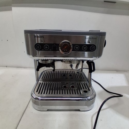 PHILIPS BARISTA BREW SEMI-AUTOMATIC ESPRESSO MACHINE WITH 58 MM PORTAFILTER, 15-BAR PUMP WITH SINGLE, DOUBLE & AMERICANO BUTTONS, 250 G BEAN CONTAINER, PREMIUM CALIBRATED TAMPER, STEAM WAND W/ 450 ML MILK JUG - STAINLESS STEEL (MODEL: PSA3218/01) image 6