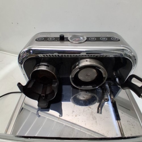 PHILIPS BARISTA BREW SEMI-AUTOMATIC ESPRESSO MACHINE WITH 58 MM PORTAFILTER, 15-BAR PUMP WITH SINGLE, DOUBLE & AMERICANO BUTTONS, 250 G BEAN CONTAINER, PREMIUM CALIBRATED TAMPER, STEAM WAND W/ 450 ML MILK JUG - STAINLESS STEEL (MODEL: PSA3218/01) image 14