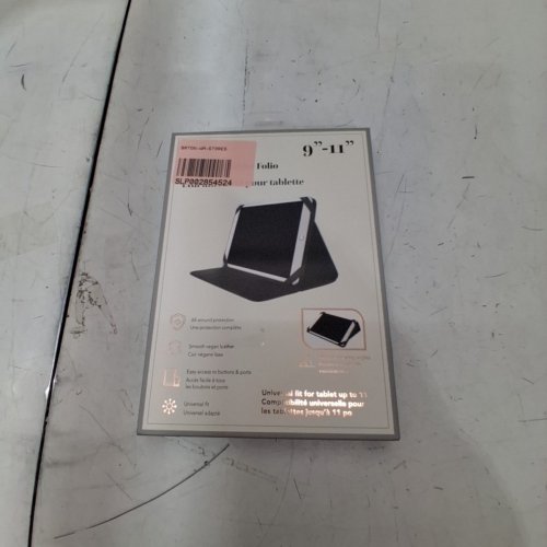 HABITU UNIVERSAL TABLET FOLIO CASE - FOR 9" - 11" TABLETS - BLACK (STYLE: WHVT9BK) image 5