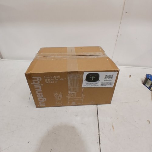 INGENUITY SMARTCLEAN TODDLER BOOSTER SEAT - 33LBS CAPACITY - WHITE/SLATE GREY (MODEL: 11786/11787-WW) image 4