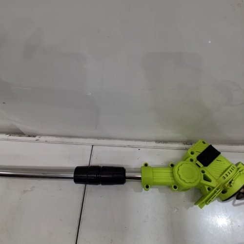 LAYUNI 3-IN-1 ADJUSTABLE LENGTH ELECTRIC WEED WHACKER, TRIMMER, AND LAWN MOWER - 2 LITHIUM 4.0 AH BATTERIES - 12,000 RPM - GREEN image 9