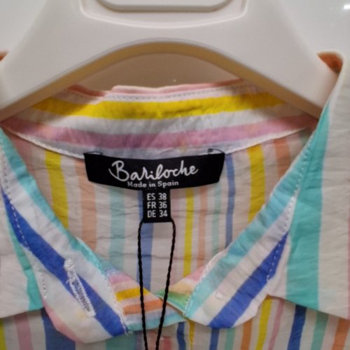 WOMEN'S BARILOCHE STRIPED SHIRT - SMALL / MEDIUM - 38 - MULTICOLOUR (STYLE : AIDE) image 4