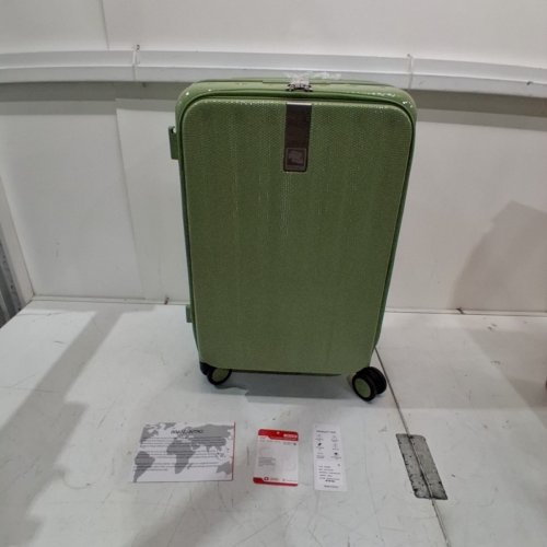 HANKE HARDSIDE EXPANDABLE CARRY ON LUGGAGE WITH SPINNER WHEELS AND TOP OPENING - 20" - BAMBOO GREEN (MODEL: KH9885) image 3