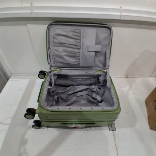 HANKE HARDSIDE EXPANDABLE CARRY ON LUGGAGE WITH SPINNER WHEELS AND TOP OPENING - 20" - BAMBOO GREEN (MODEL: KH9885) image 6