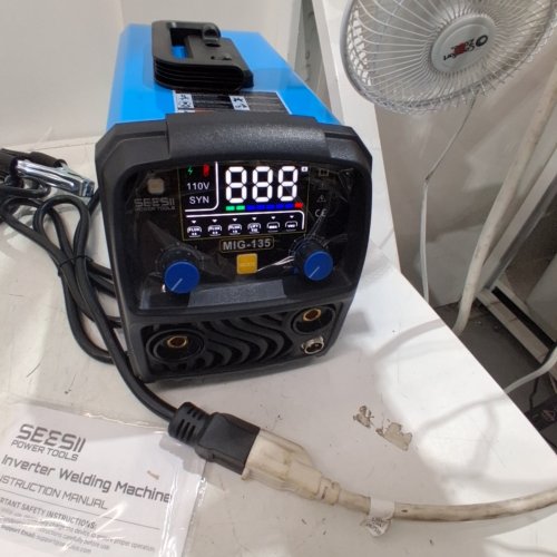 SEESII 3-IN-1 MULTI-PROCESS INVERTER WELDER - 110 V, 135A - BLUE (MODEL: MIG-135) image 2
