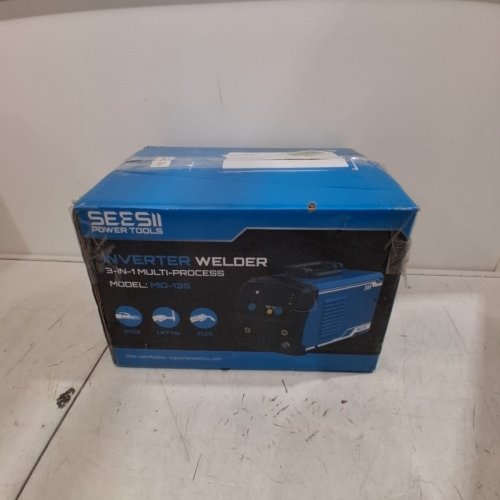 SEESII 3-IN-1 MULTI-PROCESS INVERTER WELDER - 110 V, 135A - BLUE (MODEL: MIG-135) image 7