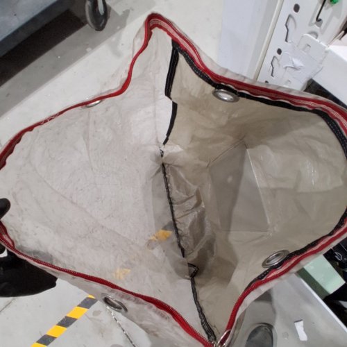 UPS REUSABLE NETWORK CONTAINER PLASTIC MESH ZIPPER BAG image 4
