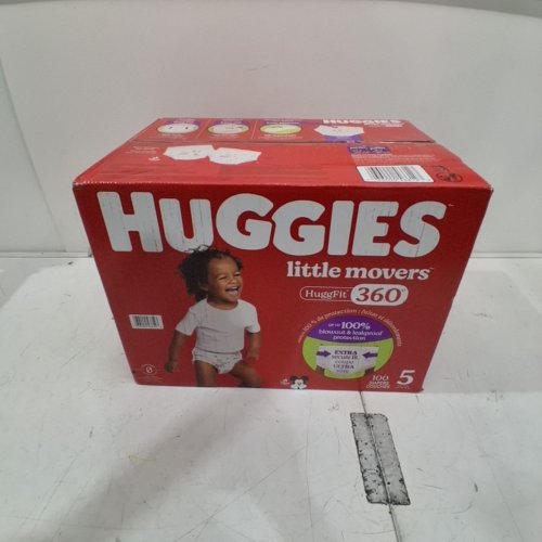 100PK HUGGIES LITTLE MOVERS DIAPERS - SIZE 5 - MICKEY MOUSE - (MODEL: 5661200) image 2