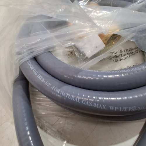 OUTDOOR NATURAL GAS HOSE - 1/2", 15FT - GRAY/YELLOW image 3